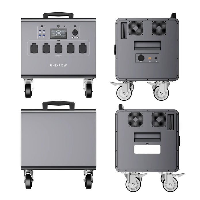 6000W Solar Generator for Commercial Use | 6kWh LiFePO₄ with 6000W MPPT
