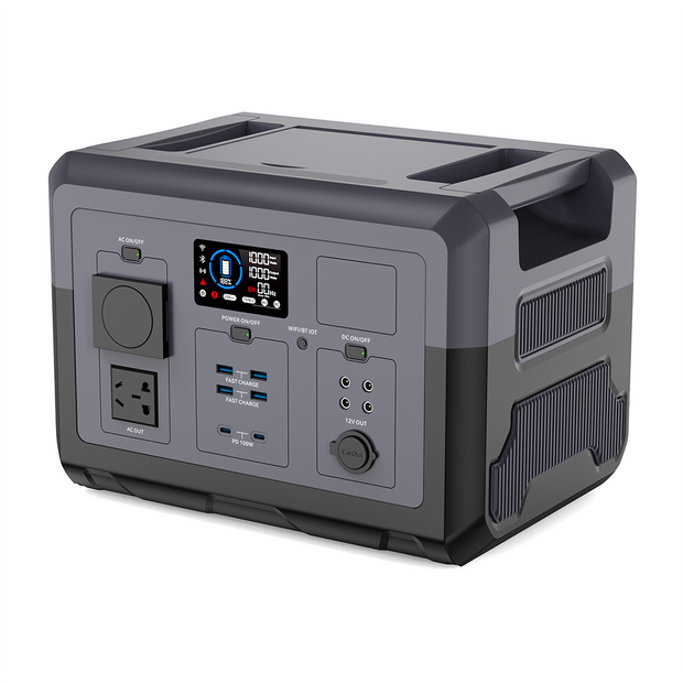 UNIX DPS-1500 Outdoor Camping Home Backup DPS 1500 Portable Power Station 1500W LiFePO4 Battery 320000mAh - Multi-Port