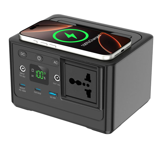 UNIX DPS-150S 150W 96Wh Lithium Iron Phosphate Wireless Charging Portable Power Station with PD 100W Fast Charging Output, Ideal for Outdoor Camping and Home Emergency Use