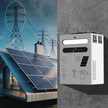 UNIX ES 2-in-1 Wall-Mounted Portable Power Station 1KWh / 5KWh / 10KWh 300W / 1000W LiFePO4 Solar Generator Ideal for Home Backup & Outdoor Camping