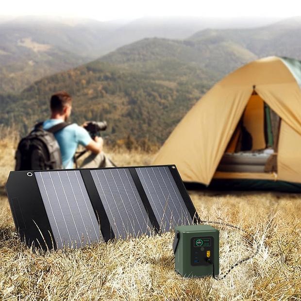 UNIX UN-007 Pro Portable Power Bank Station 100W, 192Wh Solar Generator , Backup LiFePO4 Battery Generator for Outdoor RV Camping Emergency Home Use
