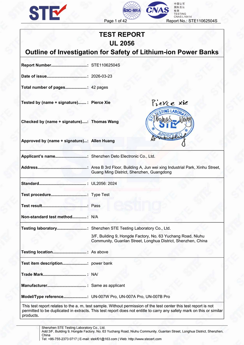 UL Certification